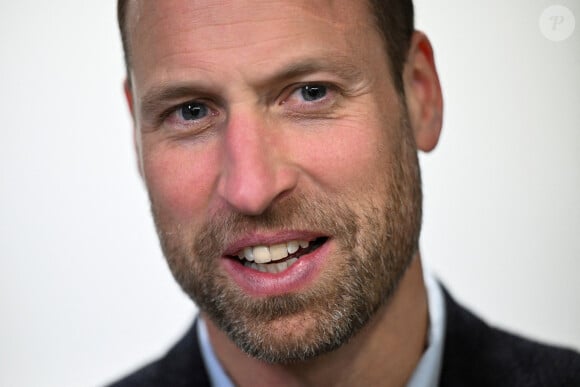 Le prince William, prince de Galles, rend visite à ENSO, une entreprise britannique de pneumatiques spécialement conçus pour les véhicules électriques, à Londres le 1er octobre 2024. © Julien Burton / Bestimage 