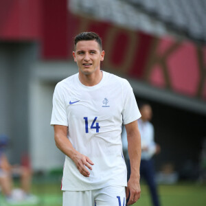 Florian Thauvin de l'équipe de France - L'équipe de France battue 4 -1 par le Mexique lors du premier match du tournoi des Jeux olympiques de Tokyo 2020, le 22 juillet 2021. © ZM / Panoramic / Bestimage 