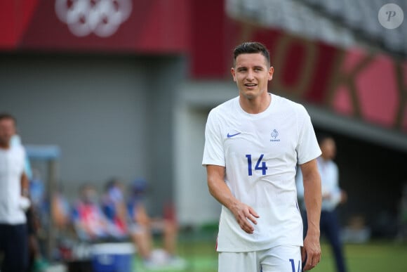 Florian Thauvin de l'équipe de France - L'équipe de France battue 4 -1 par le Mexique lors du premier match du tournoi des Jeux olympiques de Tokyo 2020, le 22 juillet 2021. © ZM / Panoramic / Bestimage 