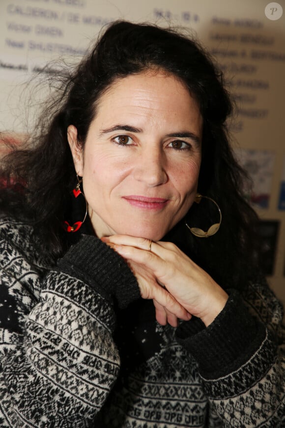 Mazarine Pingeot - Salon du livre à la porte de Versailles à Paris le 18 mars 2018. © Denis Guignebourg/Bestimage 