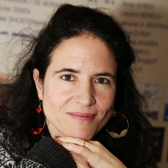 Mazarine Pingeot - Salon du livre à la porte de Versailles à Paris le 18 mars 2018. © Denis Guignebourg/Bestimage 