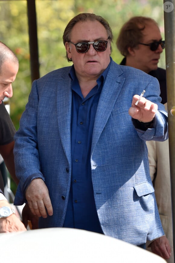 Gérard Depardieu à l'hôtel Excelsior lors du 74ème Festival International du Film de Venise, la Mostra le 6 septembre 2017.