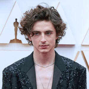 Timothée Chalamet au photocall de la 94ème édition de la cérémonie des Oscars à Los Angeles, le 27 mars 2022. 