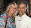 Exclusif - Paul Belmondo et son ex-femme Luana lors de la soirée d'inauguration de la brasserie Paul Bocuse dans l'hôtel du Louvre, dans le 1er arrondissement de Paris, France, le 12 septembre 2019. © Coadic Guirec/Bestimage 