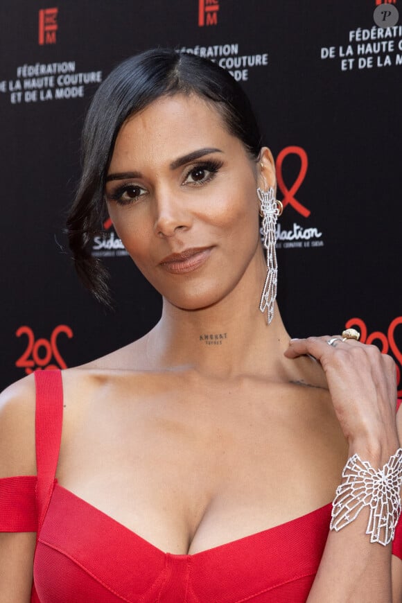 "Etre parent est un apprentissage permanent", a-t-elle conclu humblement. 
Shy'm - Photocall de la 20ème édition du dîner de la Mode du Sidaction, "Annees Palace" au Pavillon Cambon Capucines à Paris le 6 juillet 2023. © Olivier Borde/Bestimage 