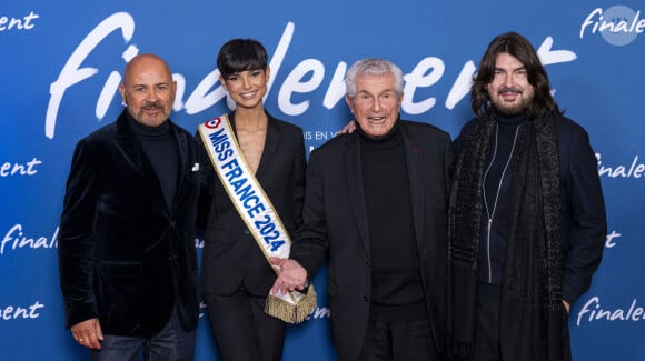 Pierre Martinez, Eve Gilles (Miss France 2024), Claude Lelouch, Stéphane Rolland - Avant-première du film "Finalement" de C. Lelouch qui fête son 87ème anniversaire au Grand Rex à Paris le 30 octobre 2024. © Pierre Perusseau/Bestimage