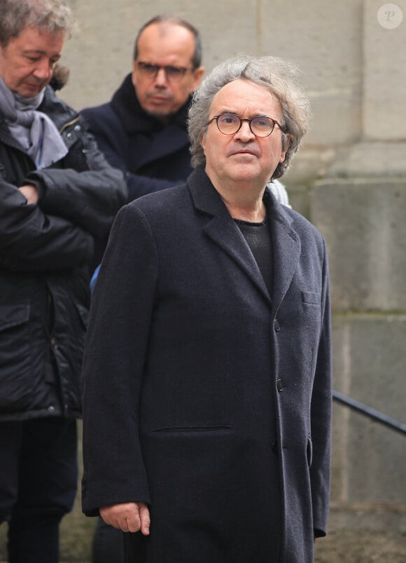 Gregoire Bonnet - Sorties des obsèques de Marion Game en l'église Saint Roch à Paris, France, le 31 mars 2023. © Jonathan Rebboah/Panoramic/Bestimage