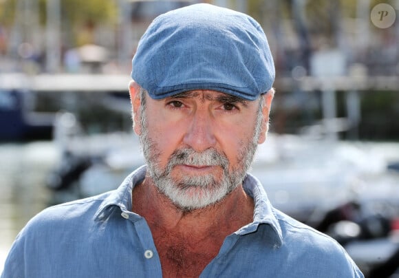 Eric Cantona - Photocall du film en compétition "Murder Club" lors de la 26ème Edition du Festival de la Fiction de La Rochelle. Le 12 septembre 2024 © Patrick Bernard / Bestimage