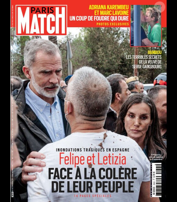 La Une du magazine Paris Match du 7 novembre 2024.