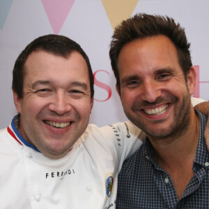 Christophe Michalak et guillaume Gomez - Sortie du Livre de Christophe Michalak la Patisserie en Famille à Paris le 9 octobre 2019. © JLPPA/Bestimage