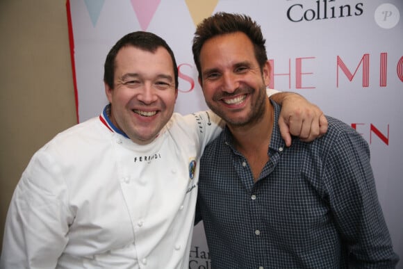 Christophe Michalak et guillaume Gomez - Sortie du Livre de Christophe Michalak la Patisserie en Famille à Paris le 9 octobre 2019. © JLPPA/Bestimage