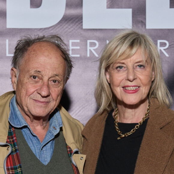 Exclusif - Chantal Ladesou et son mari Michel Ansault au photocall de la soirée Ciné-concert symphonique "Alain Delon, le dernier Samouraï" au Palais des congrès à Paris le 8 novembre 2024 le jour de son anniversaire. © Jacovides / Moreau / Bestimage 