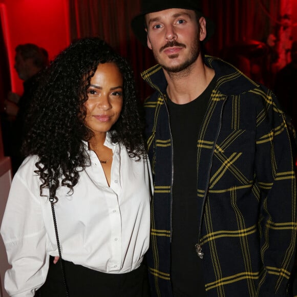 Christina Milian et M. Pokora assistent à la fête organisée par Five Eyes Production pour célébrer le 27e anniversaire de Cindy Bruna à la ''Giuse Trattoria'' à Paris, France, le 01 octobre 2021. Photo par Jerome Domine/ABACAPRESS.COM