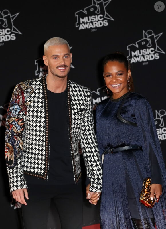 M Pokora (Matt Pokora) et Christina Milian assistent à la 19e cérémonie des NRJ Music Awards qui s'est tenue au Palais des Festivals de Cannes, en France, le 4 novembre 2017. Photo par ShootpixABACAPRESS.COM