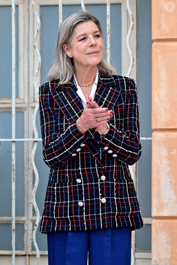 La princesse Caroline de Hanovre et Christian Estrosi, le maire de Nice, étaient au musée des Beaux Arts Jules Chéret à Nice