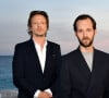 Le réalisateur du film Frédéric Tellier s'est aussi exprimé il y a quelques semaines, il est sidéré également
Exclusif - Frédéric Tellier et le comédien Benjamin Lavernhe sur la Promenade des Anglais à Nice, le 3 octobre 2023, durant la deuxième journée de la 5ème édition du festival Cinéroman pour le film "L'Abbé Pierre – Une vie de combats" réalisé par Frédéric Tellier. © Bruno Bebert / Bestimage