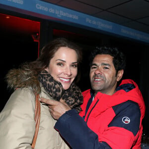 Mélissa Theuriau et son mari Jamel Debbouze - Soirée spéciale "Jamel Comedy Club" dans le cadre du 20ème festival de Comédie à l'Alpe d'Huez, le 18 Janvier 2017. © Dominique Jacovides/Bestimage