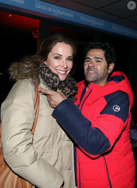 Mélissa Theuriau et son mari Jamel Debbouze - Soirée spéciale "Jamel Comedy Club" dans le cadre du 20ème festival de Comédie à l'Alpe d'Huez, le 18 Janvier 2017. © Dominique Jacovides/Bestimage