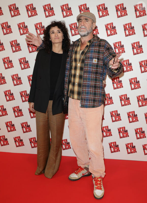 Rachida Brakni et Eric Cantona - Avant-première du film "The Killer" au cinéma Pathé Palace à Paris © Coadic Guirec / Olivier Borde / Bestimage 