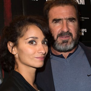 Eric Cantona et Rachida Brakni - Avant premiere du film "les mouvements du bassin" au mk2 quai de seine a Paris le 25 Septembre 2012.