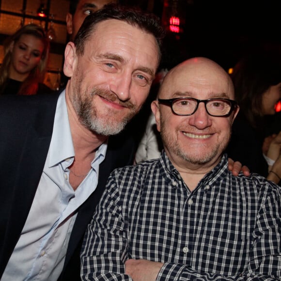 Jean-Paul Rouve et Michel Blanc à la soirée Les Souvenirs organisée par 5 Eyes Production (David Koskievic et David Setrouk) au Raspoutine, à Paris, France, le 12 janvier 2015. Photo par Jerome Domine/ABACAPRESS.COM