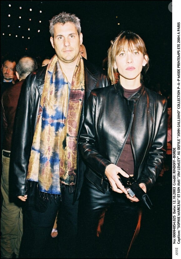 Sophie Marceau et Jim Lemley en 2004 à Paris.