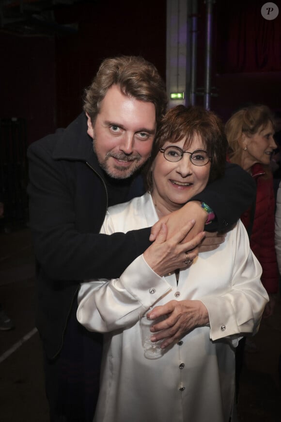 Exclusif - Alex Vizorek, Marie Paule Belle - Les célébrités assistent au concert de Marie-Paule Belle, à l'occasion de ses 50 ans de carrière, aux Folies Bergères à Paris, le 2 novembre 2024. © Jack Tribeca / Bestimage 