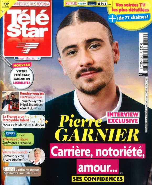 Couverture du magazine Télé Star publié le lundi 18 novembre 2024.