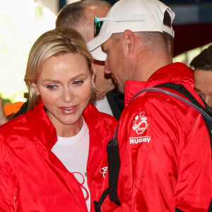 La princesse Charlene de Monaco a donné le départ de la 25eme No Finish Line à Monaco, le 16 novembre 2024