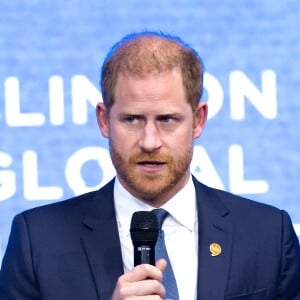 Le prince Harry, duc de Sussex, prend la parole lors de la 2024 Clinton Global Initiative le 24 septembre 2024 à New York City, NY, USA. Photo par Janet Mayer/INSTARimages/ABACAPRESS.COM