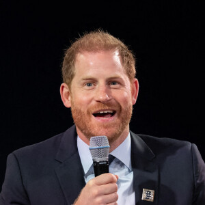 Le prince Harry participe à une table ronde sur la santé mentale lors du sommet annuel 2024 Concordia, où il plaide en faveur du bien-être mental et partage son point de vue sur l'importance des initiatives en matière de santé mentale à New York City, NY, États-Unis, le 23 septembre 2024. Photo par Janet Mayer/Splash News/ABACAPRESS.COM