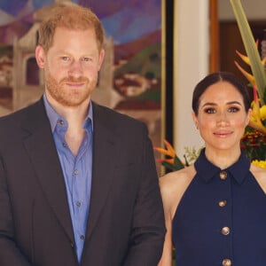 Oui mais voilà, dans ses mémoires, le prince Harry avouait avoir consommé, dans sa jeunesse, de la drogue
Le prince Harry, duc de Sussex, Meghan Markle, duchesse de Sussex, lors d'une réunion avec la vice-présidente Francia Marquez et son partenaire Rafael Yerney Pinillo à Bogota, au premier jour de leur visite de 4 jours en Colombie - Photo de pool par Courtesy of the Vice President's Office for DPPA/Mischa Schoemaker/ABACAPRESS.COM