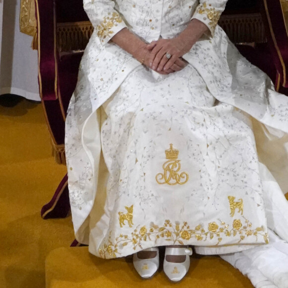 Avalon - Cérémonie de couronnement du roi d'Angleterre à l'abbaye de Westminster de Londres Camilla Parker Bowles, reine consort d'Angleterre, lors de la cérémonie de couronnement du roi d'Angleterre à Londres, Royaume Uni, le 6 mai 2023. 