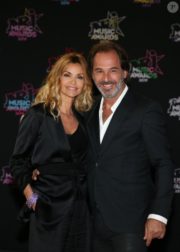 Ingrid Chauvin et son mari Thierry Peythieu - 21ème édition des NRJ Music Awards au Palais des festivals à Cannes le 9 novembre 2019. © Dominique Jacovides/Bestimage 