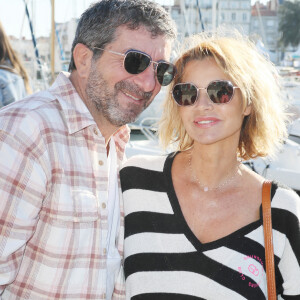 Tous deux étaient en couple
Ingrid Chauvin et son compagnon Philippe Warrin au photocall de la série "Demain nous appartient" lors de la 24ème édition du Festival de la Fiction TV de La Rochelle, Franc© Patrick bernard/Bestimage