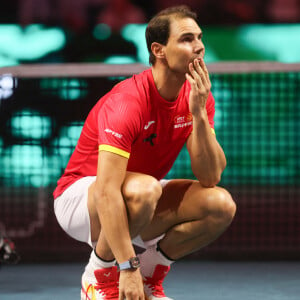 Rafael Nadal lors de la Coupe Davis à Malaga, ce mardi 19 novembre. (Credit Image: © Lorenzo Carnero/ZUMA Press Wire)