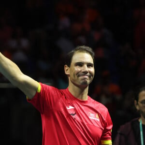 Le tennisman espagnol a joué le dernier match de sa carrière ce mardi 19 novembre à Malaga lors de la Coupe Davis
 
Rafael Nadal lors de la Coupe Davis à Malaga, ce mardi 19 novembre. (Credit Image: © Lorenzo Carnero/ZUMA Press Wire)