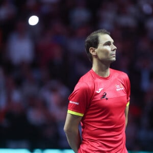 Rafael Nadal lors de la Coupe Davis à Malaga, ce mardi 19 novembre. (Credit Image: © Lorenzo Carnero/ZUMA Press Wire)