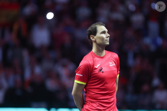 Rafael Nadal lors de la Coupe Davis à Malaga, ce mardi 19 novembre. (Credit Image: © Lorenzo Carnero/ZUMA Press Wire)