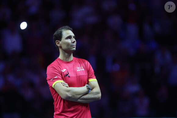 Rafael Nadal lors de la Coupe Davis à Malaga, ce mardi 19 novembre. (Credit Image: © Lorenzo Carnero/ZUMA Press Wire)