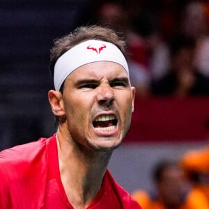 Rafael Nadal lors de la Coupe Davis à Malaga, ce mardi 19 novembre. © Oscar J. Barroso/AFP7 via ZUMA Press Wire/Bestimage