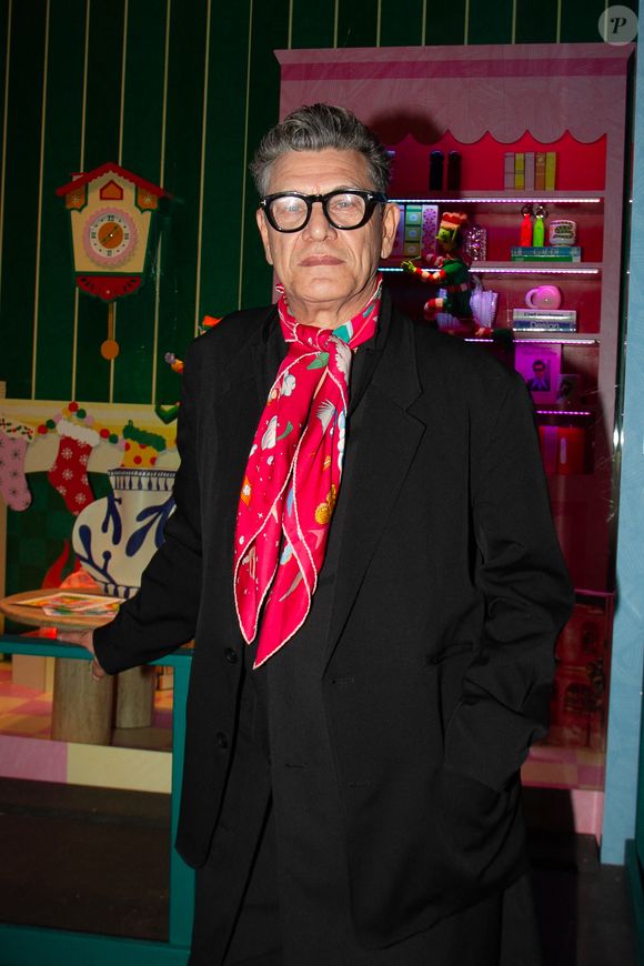 Marc Lavoine - Personnalités lors de la soirée d'inauguration "Noël du BHV Marais" à Paris. © Philippe Baldini / Bestimage