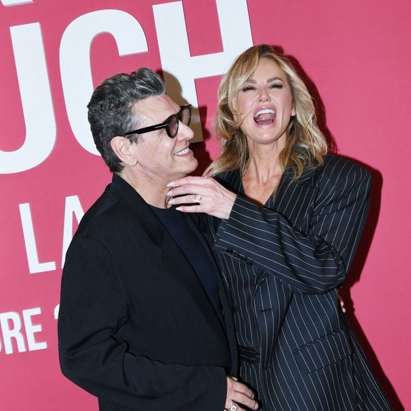 Marc Lavoine et sa compagne Adriana Karembeu au photocall du "concerto pour la paix" de Omar Harfouch au Théâtre des Champs-Elysées à Paris le 18 septembre 2024. © Rachid Bellak / Bestimage