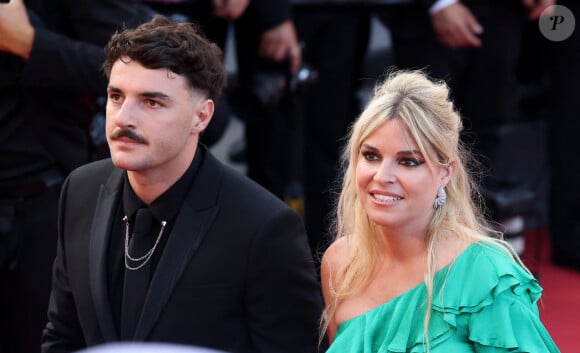 Baptiste Germain, Sophie Tapie - Montée des marches du film « Elémentaire » pour la cérémonie de clôture du 76ème Festival International du Film de Cannes, au Palais des Festivals à Cannes. Le 27 mai 2023 © Jacovides-Moreau / Bestimage