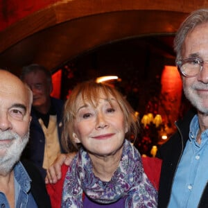 Exclusif - Gérard Jugnot, Marie-Anne Chazel et Thierry Lhermitte assistent au lancement du livre Le Splendid " Le Splendid par Le Splendid " organisé par Five Eyes Production au Buddha Bar à Paris, France, le 20 novembre 2024 à Paris, France. Photo par Jerome Dominé/ABACAPRESS.COM