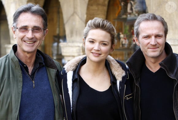 Virginie Efira, Thierry Lhermitte et Philippe Lefebvre présentent le film 'Le Siffleur' lors du Festival du Film de Sarlat 2009 à Sarlat, dans le sud-ouest de la France, le 13 novembre 2009. Photo par Patrick Bernard/ABACAPRESS.COM