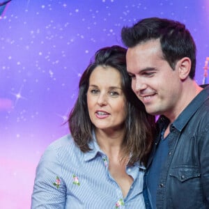 Faustine Bollaert, Maxime Chattam photocall pour "Mickey et le magicien" à Disneyland Paris Photo by Nasser Berzane/ABACAPRESS.COM