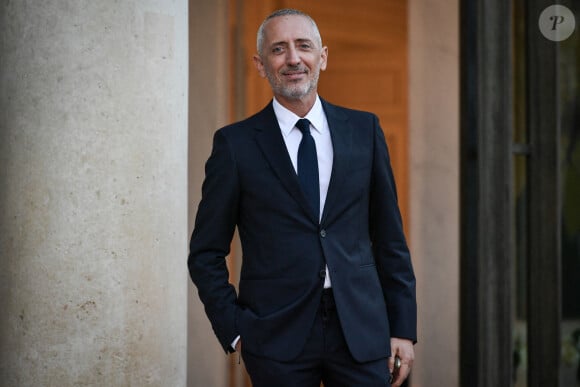 L'humoriste et acteur maroco-canadien Gad Elmaleh arrive pour un dîner lors du XIXème Sommet de la Francophonie au Palais de l'Élysée à Paris, le 4 octobre 2024. Photo par Firas Abdullah/ABACAPRESS.COM