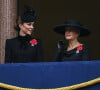 Début novembre, la princesse de Galles a d'ailleurs fait forte impression en participant aux commémorations du Souvenir.
Catherine Kate Middleton, princesse de Galles et Sophie Rhys-Jones duchesse d'Edimbourg honorent les disparus des deux guerres mondiales lors de la cérémonie Remembrance Sunday ( Dimanche du souvenir ) au Cénotaphe à Londres - 11 novembre 2024.