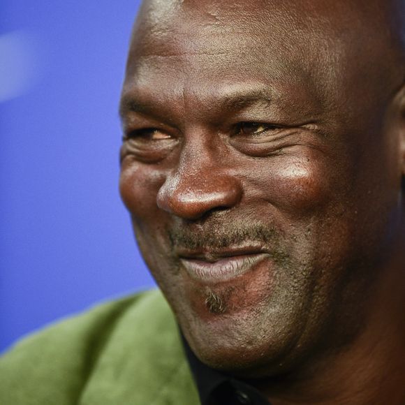 Michael Jordan - coproprietaire des Charlotte Hornets - Conférence de presse du match de NBA Game Paris 2020 entre les Bucks de Milwaukee et les Charlotte Hornet à l'AccorHotels Arena à Paris le 24 janvier 2020. © JB Autissier / Panoramic / 2020 